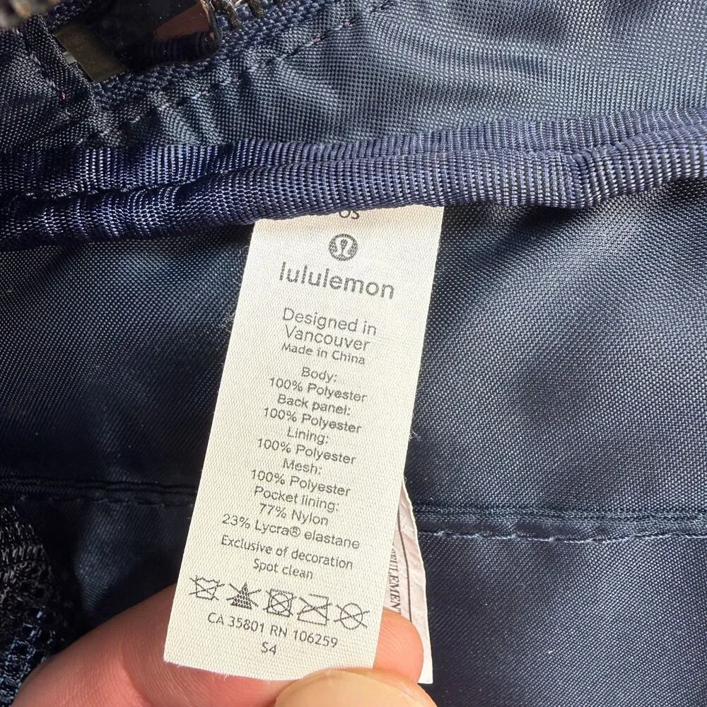 Lululemon Out Of Range Backpack 20L Purple Navy Trim Travel Laptop Commuter Gym